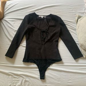 Lovers + friends black bodysuit